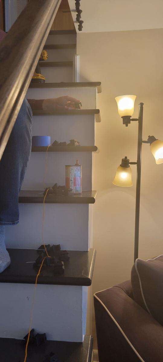 The finish is on the Oak