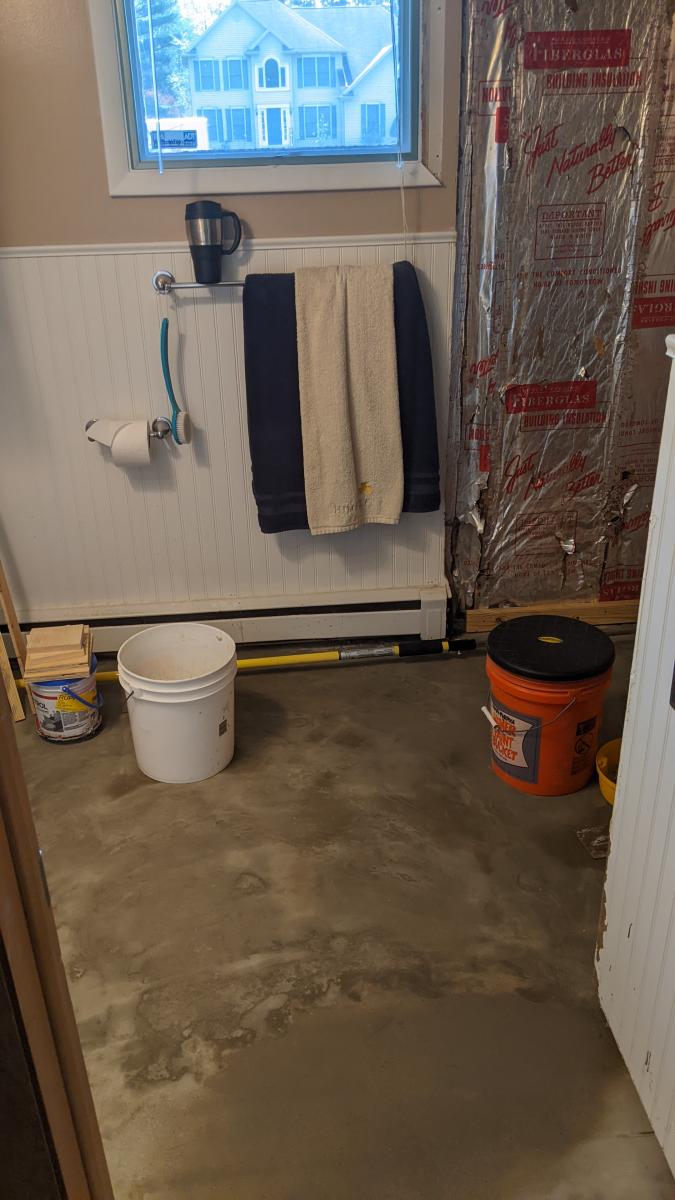 Framing Shower Base 1