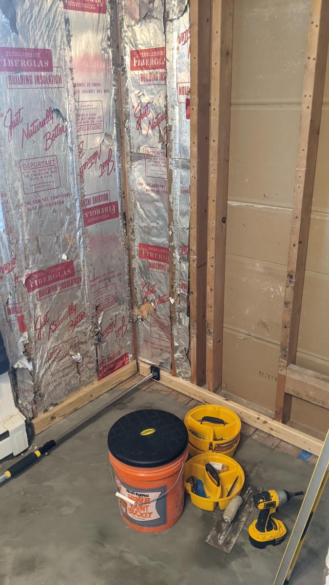 Framing Shower Base 2